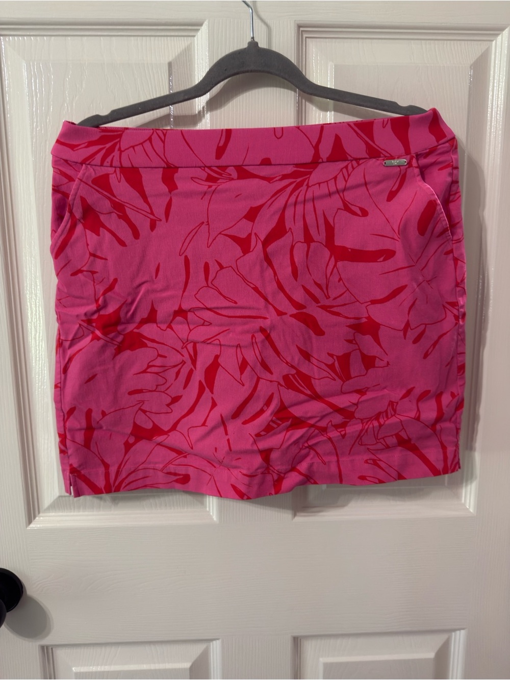 Rafaella Pink and Red Printed Skort